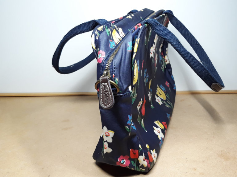 Cath Kidston bag, blue, Floral print