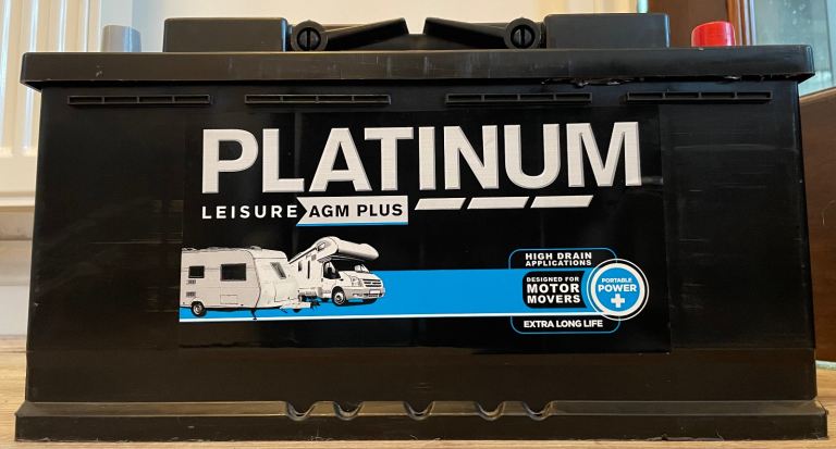 ✅12V Leisure Marine Recreation Caravan Boat Motorhome Battery 100Ah AGM Platinum🔋
