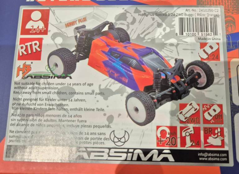 Hobby plus Speck B 1/24 scale 2WD buggy