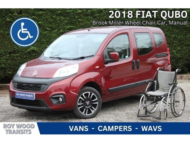 2018 Fiat Qubo Lounge - Brook Miller Wheelchair access car - Low miles WAV Petrol Manual