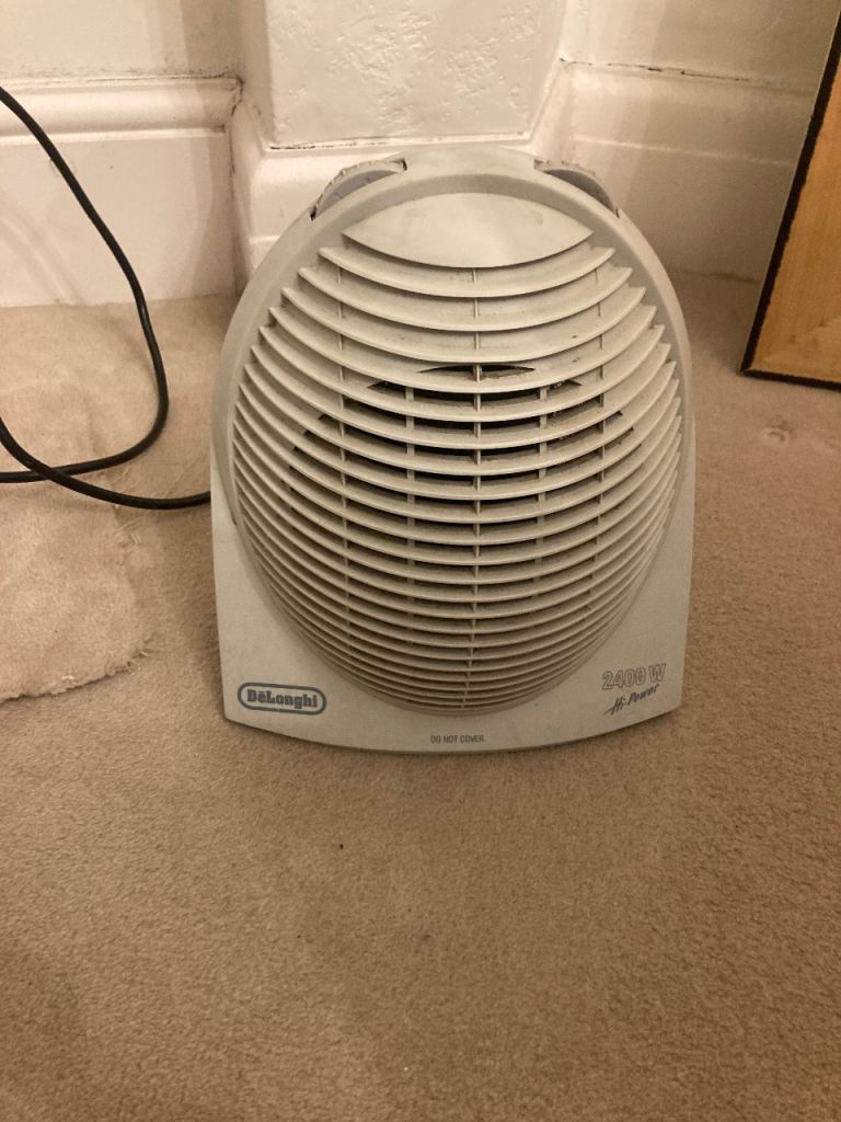 Powerful de Longhi electric fan heater