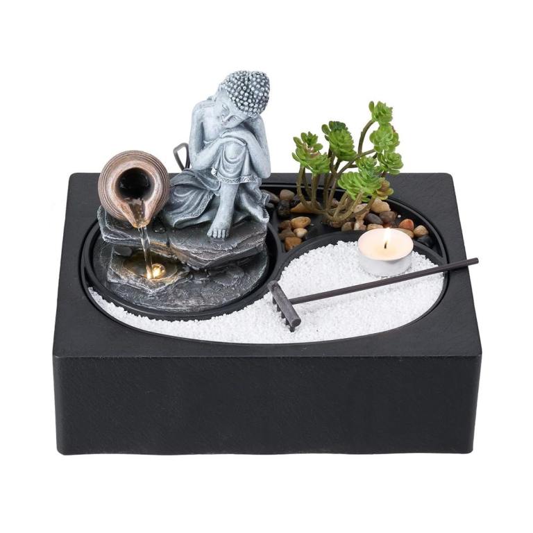 BRAND NEW - Indoor water fountain BUDDHA with LED Light