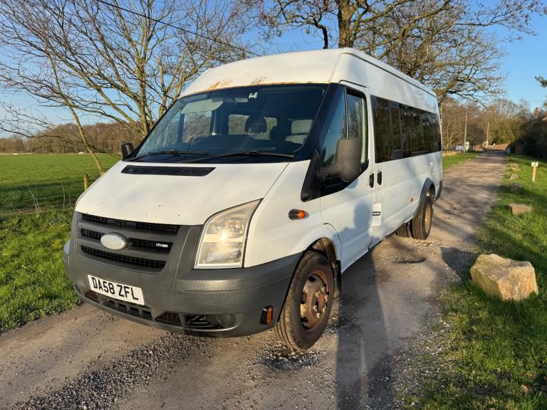 2008 FORD TRANSIT 2.4 LWB MINIBUS 4100 16 SEAT 