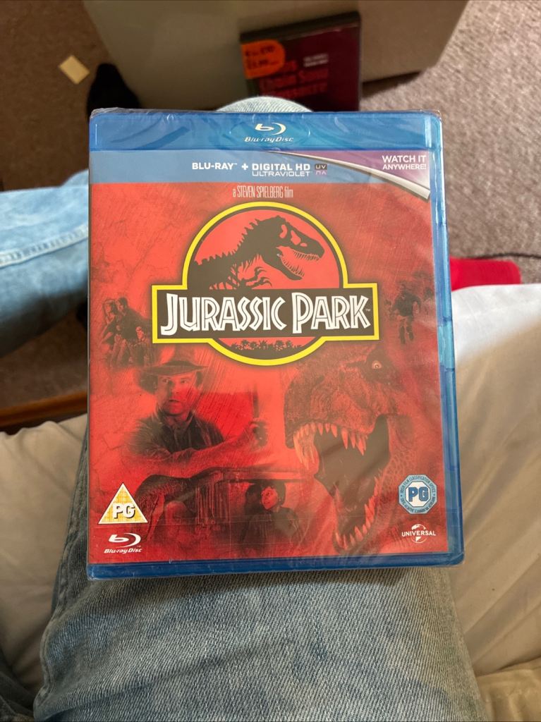 Jurassic Park (Original 1993 Steven Spielberg film) New & Sealed UK Blu-ray & HD