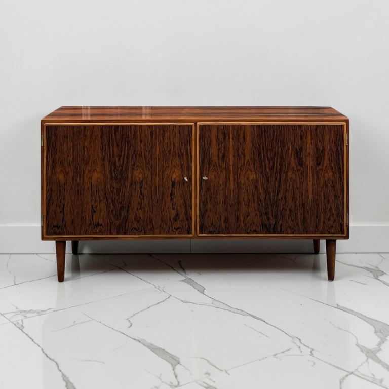 Mid-Century 1960s Danish Rosewood Sideboard by Carlo Jensen for Hundevad FREE LOCAL DELIVERY