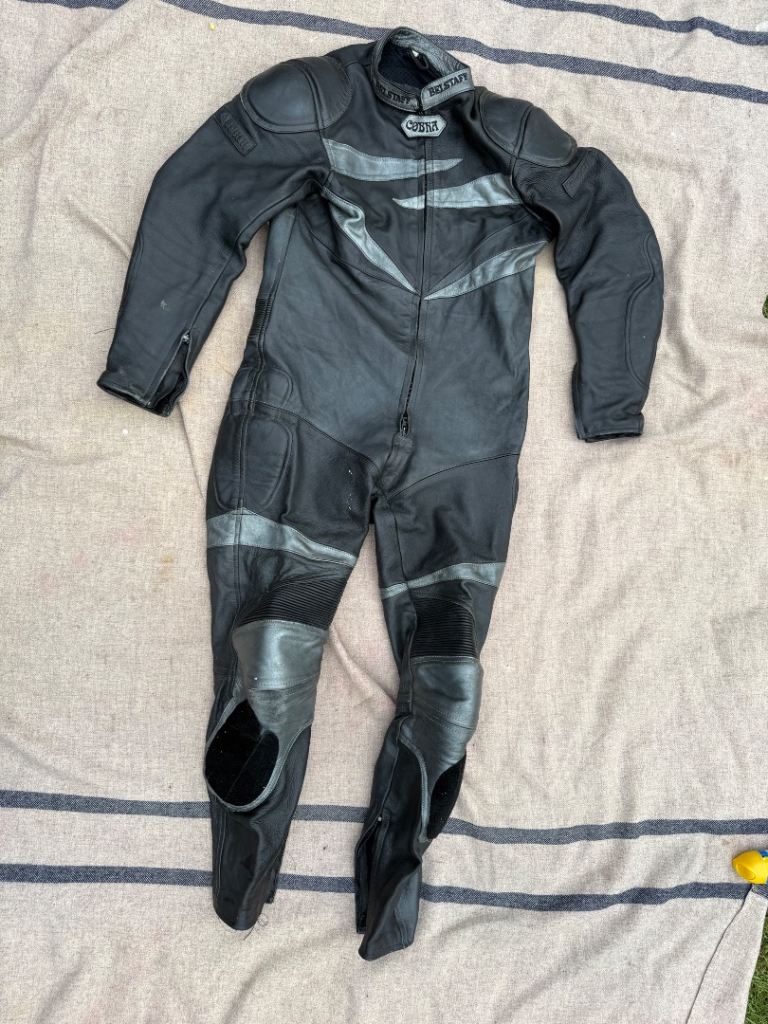 Belstaff Cobra leather one piece suit