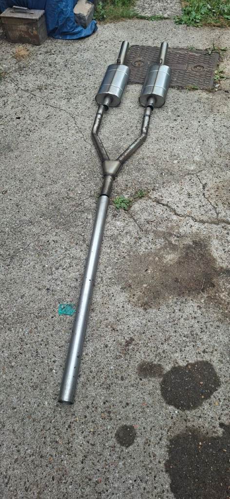 Triumph spitfire stainless steel exhaust 