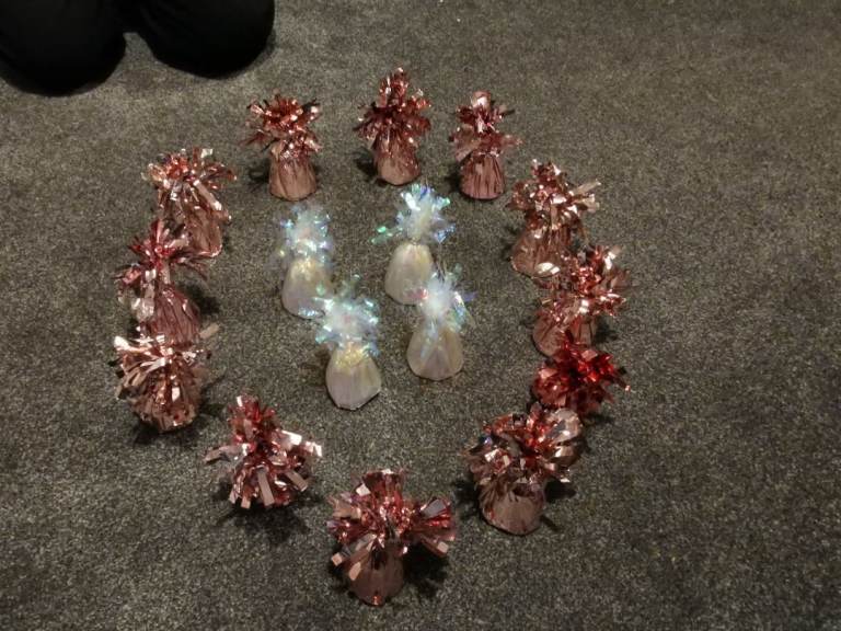 Birthday balloon weights