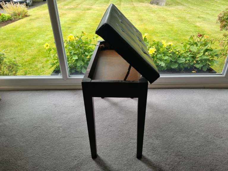 Technics SZ-C1 Upholstered Piano Storage Bench - Vintage - Made in Italy 1991