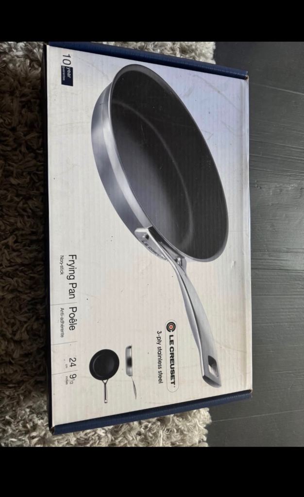 New Le Creuset Frying Pan 24cm – Stainless Steel