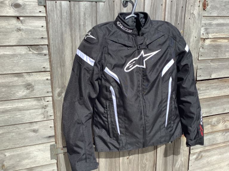 NEW CONDITION LADIES QUALITY ALPINESTARS ‘STELLA’ TEXTILE MOTORCYCLE JACKET (L@@K!)
