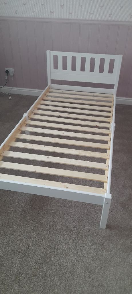 Kids single bed & mattress 