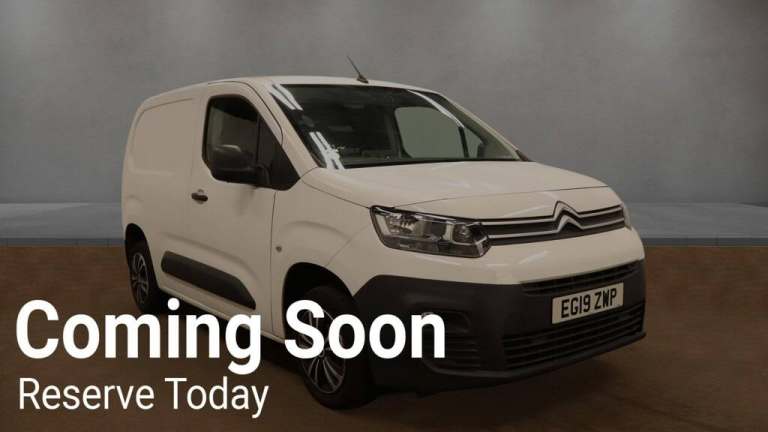 2019 Citroen Berlingo 1.5 BlueHDi 650Kg Enterprise 75ps PANEL VAN Diesel Manual