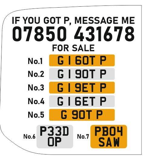 Private plates