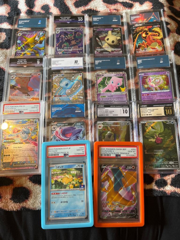 Graded Pokemon Cards -variety of different grades and companies message if interested 