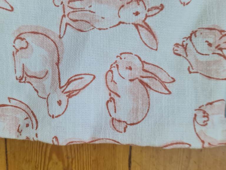 Modern Bunny Kitchen Towels - Set of 4, New