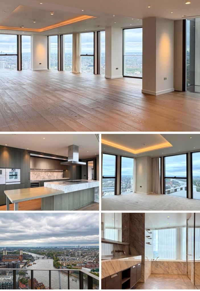 Luxury 5 bedroom apartment Nine Elms Company let