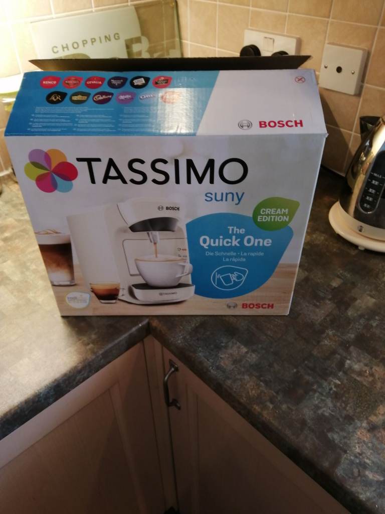 Bosch Tassimo "Suny" Limited Edition Cream Coffee Machine