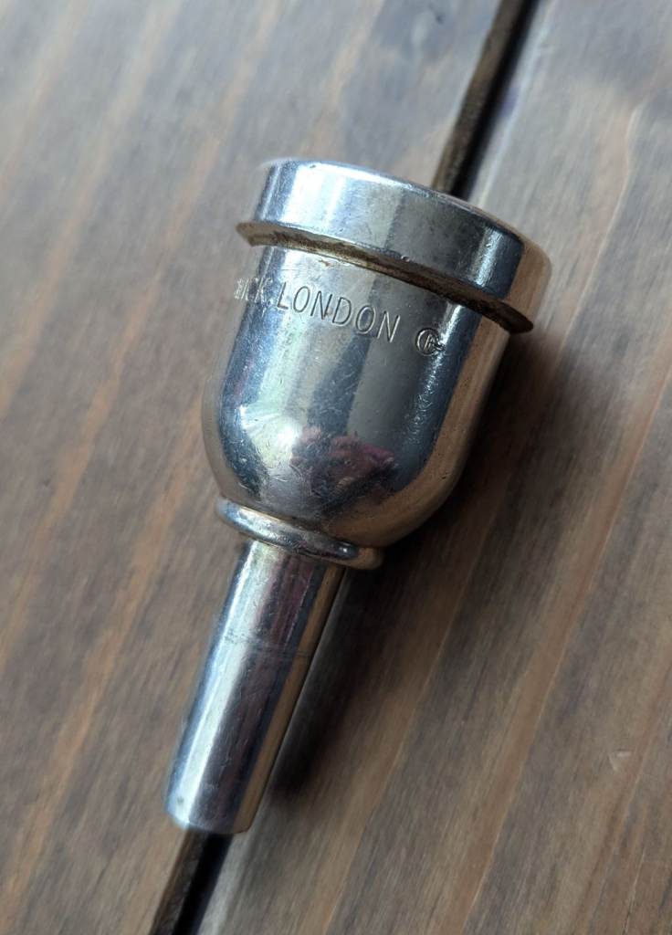 Vintage tuba mouthpiece 