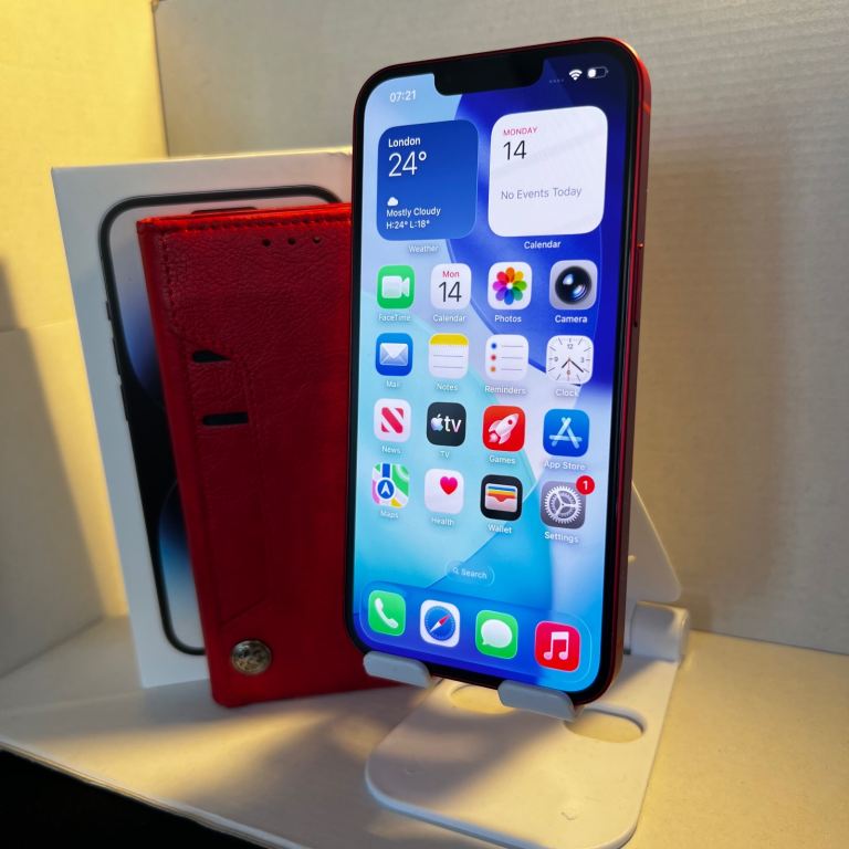 iPhone 13 128GB Red Unlocked, Boxed, 88% Battery Health, Excellent Condition
