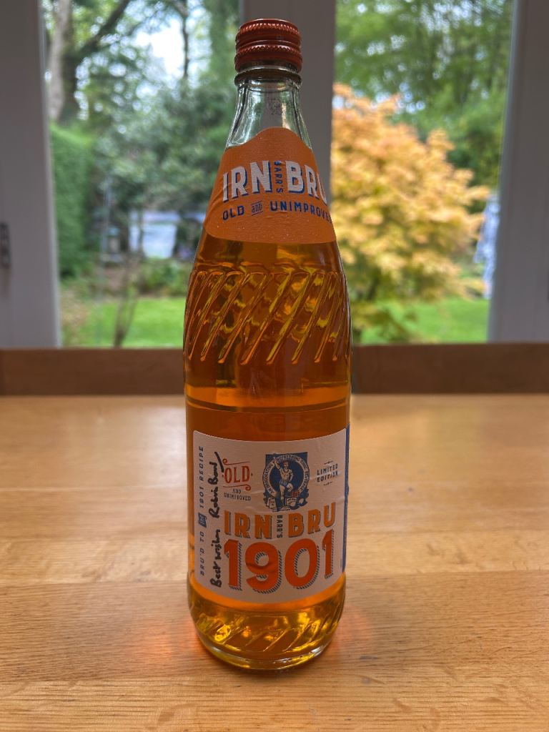IRN-BRU 1901 Limited Edition signed by Robin Barr