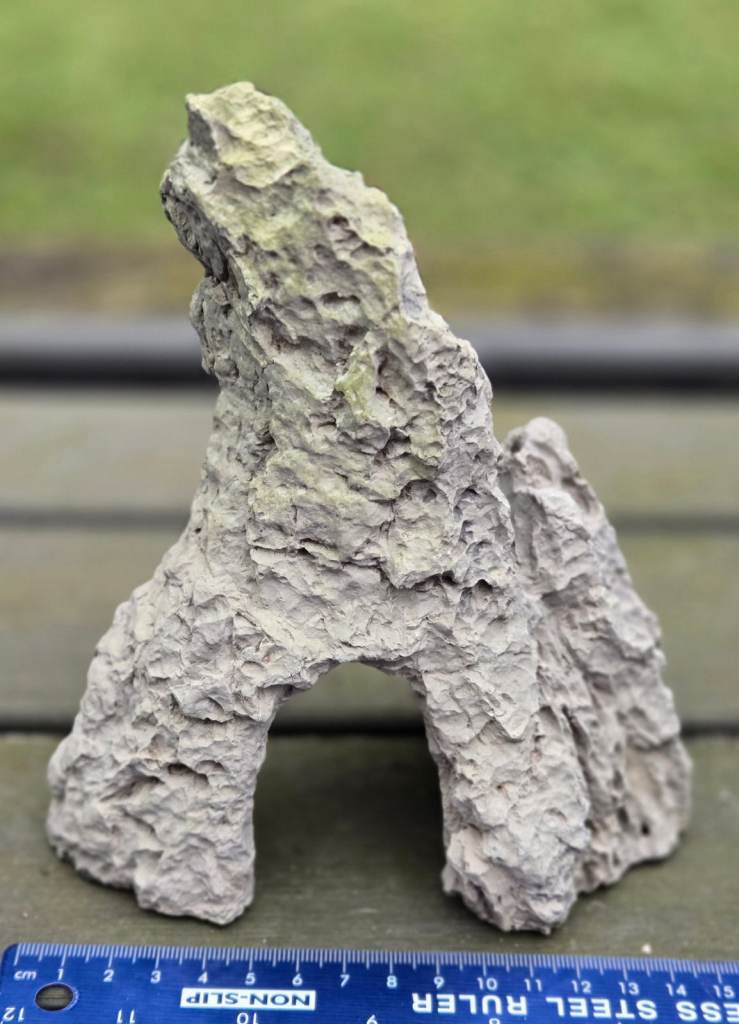 AquaOne Hanging Rock Formation, Grey decor Ornament aquarium tank