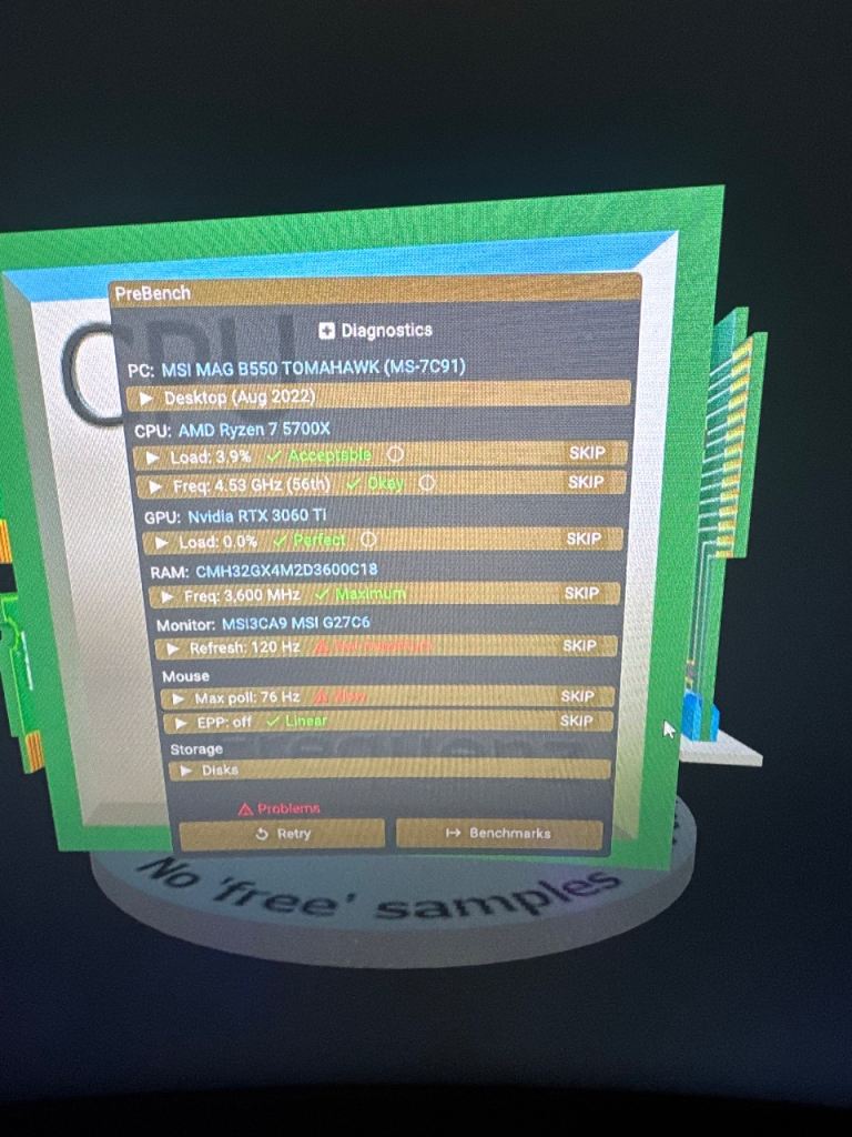 Pc parts working 