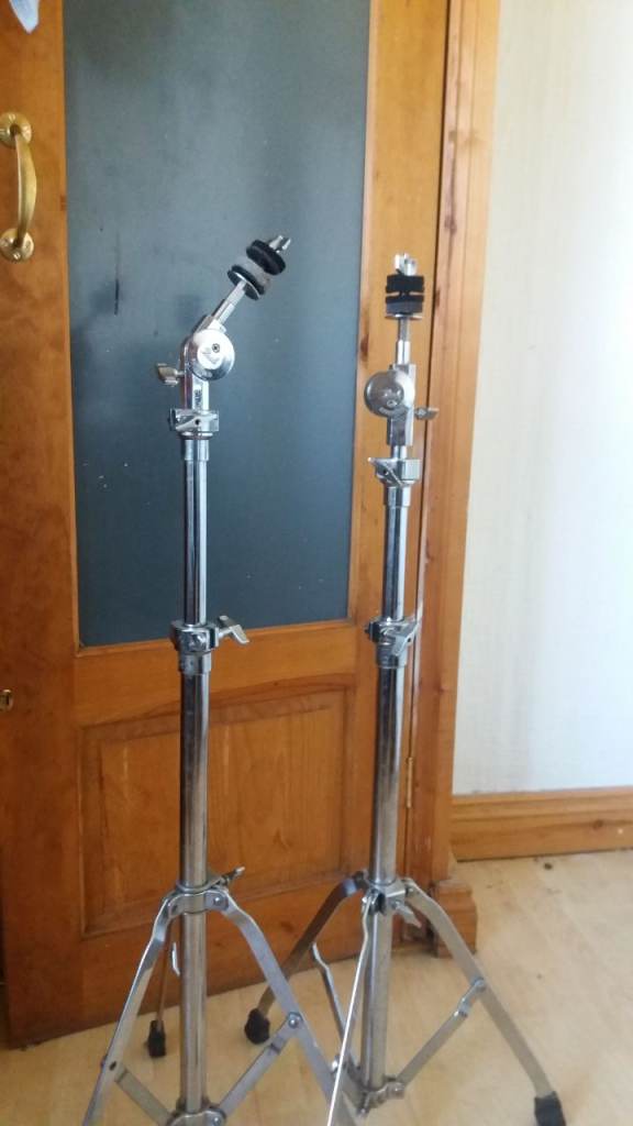 3 pearl cymbal stands