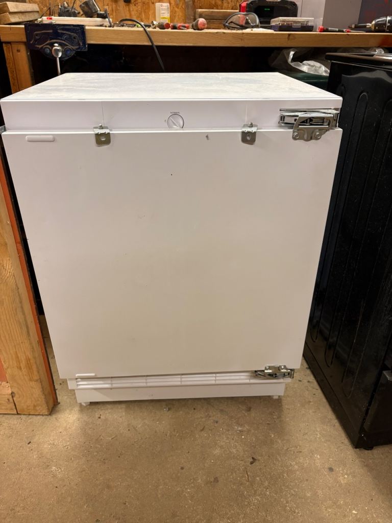 White integrated built in under counter Freezer – Good Condition