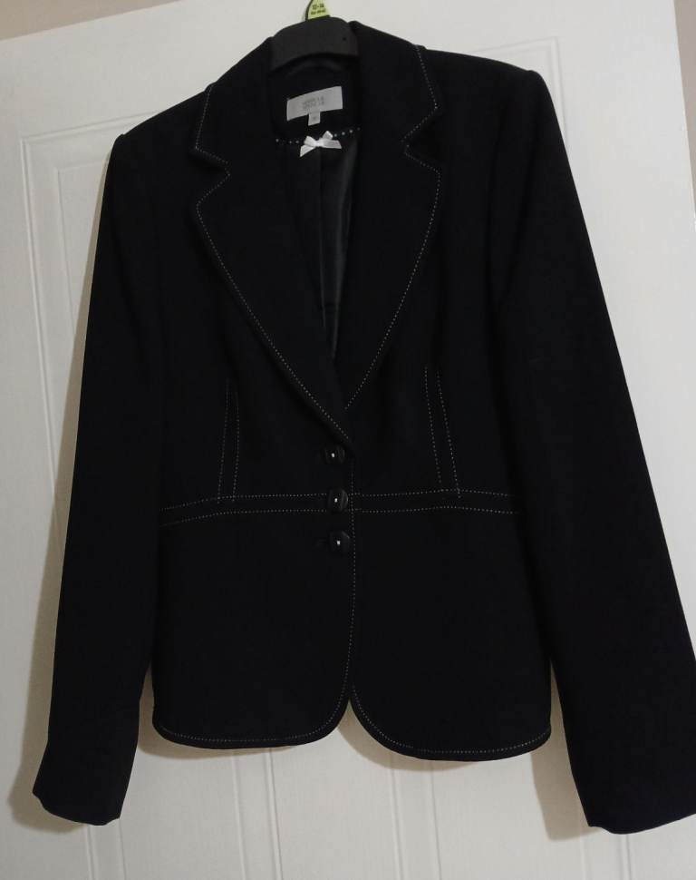 Ladies Marks and Spencer Black Suit Jacket