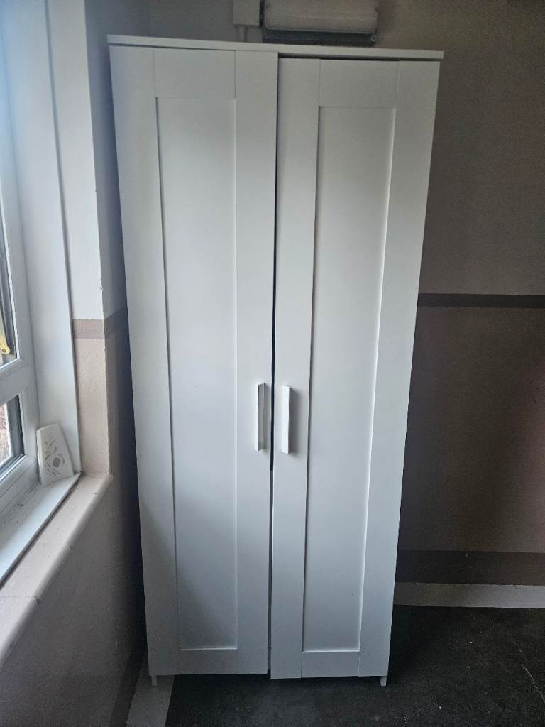 White ikea wardrobe and drawers 