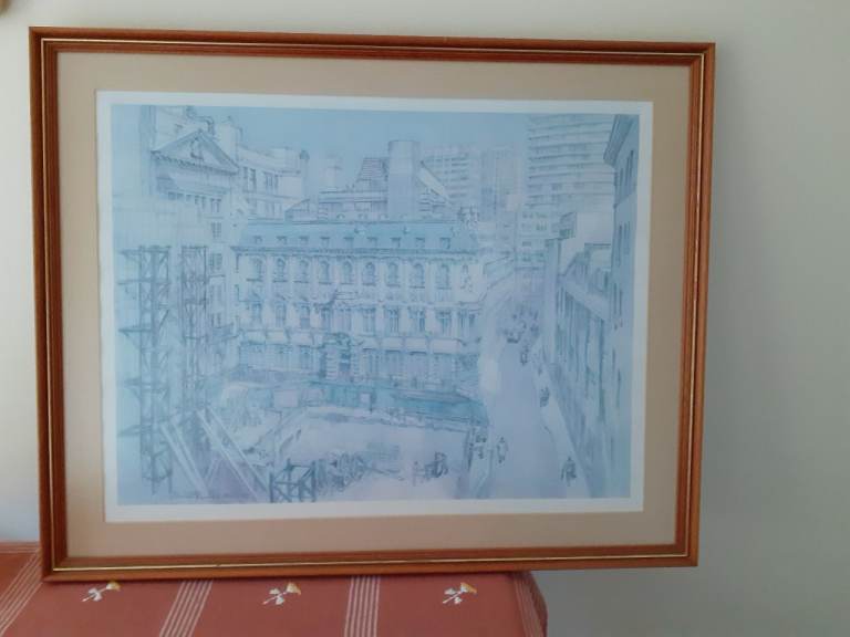 vintage DENNIS PANDERS PICTURE SIGNED MAY 1987