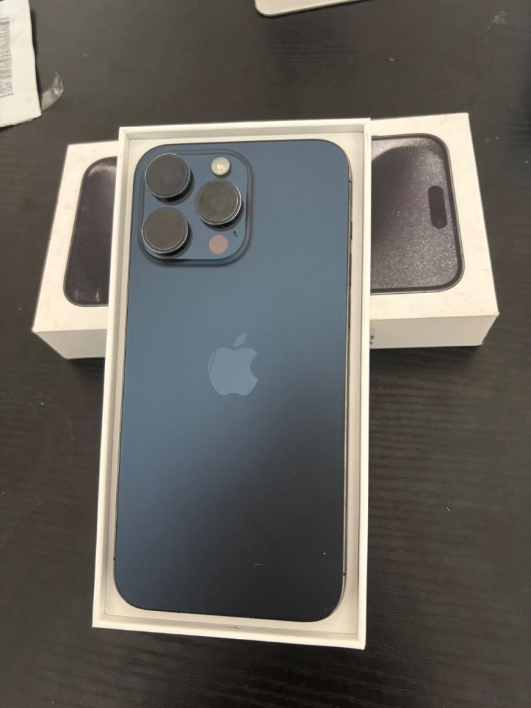 Apple iPhone 15 Pro Max 256GB Blue Titanium | Excellent Condition | Box | Warranty