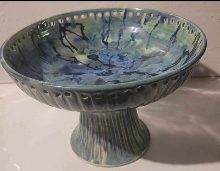 Vintage Lesley Williams Studio Pottery Signed Bowl Collectable