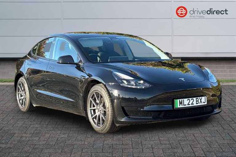 2022 Tesla Model 3 Standard Range Plus Saloon 4dr Electric Auto RWD (241 bhp) Saloon Electric Aut...