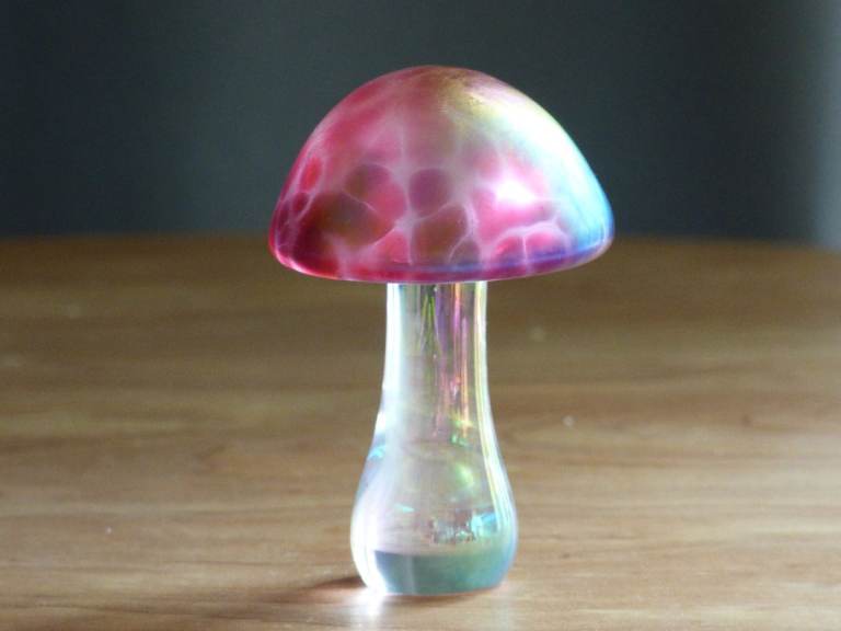 Heron Glass Mushroom 