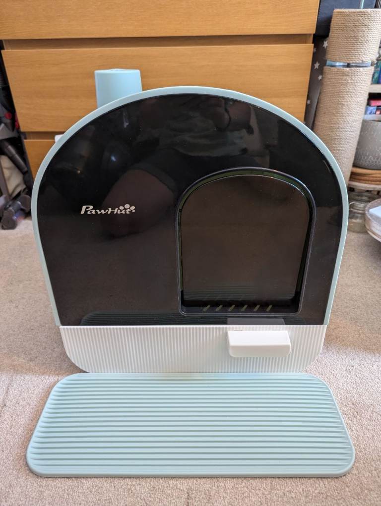Cat litter box. 