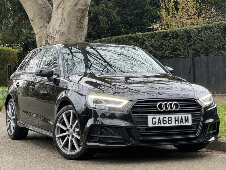 2018 Audi A3 1.0 TFSI 30 Black Edition Sportback S Tronic Euro 6 (s/s) 5dr HATCHBACK Petrol Autom...