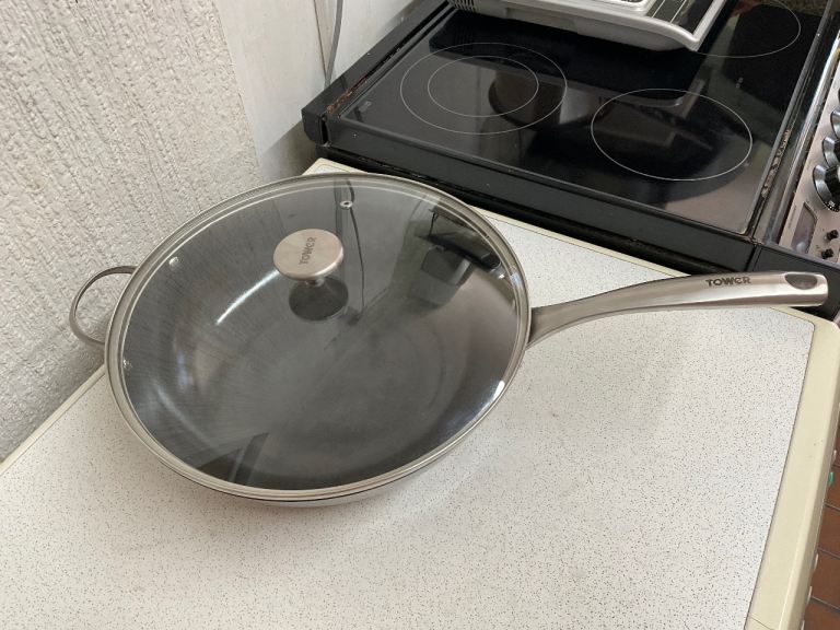 Tower 32cm steel frying pan 