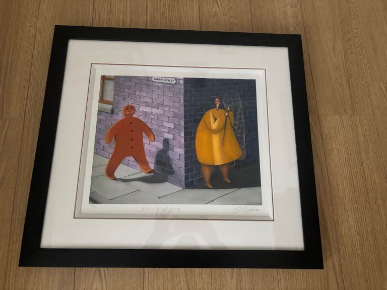 Sarah Jane Szikora Biscuit Baiting Giclee Print With Certificate Of Authenticity