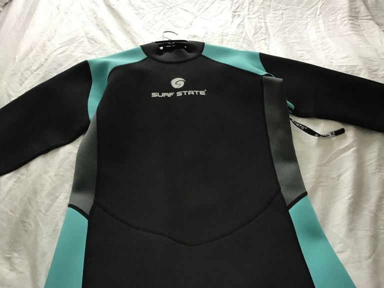Surf State Wetsuit – Black and Blue, Size 42