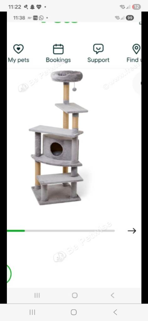 Largebc cat bed/scratcher