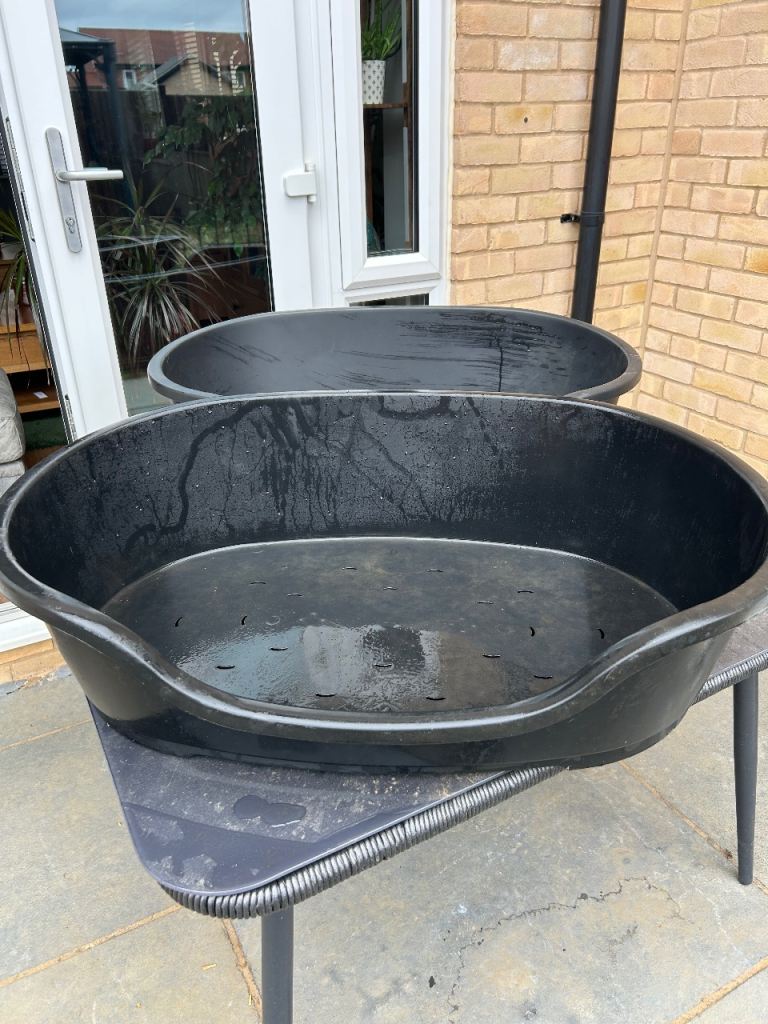 Large Black Dog Bed
