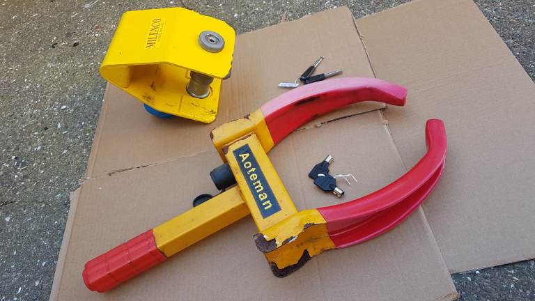 Caravan Accessories Caravan Hitch lock Hitchlock and Wheel Clamp