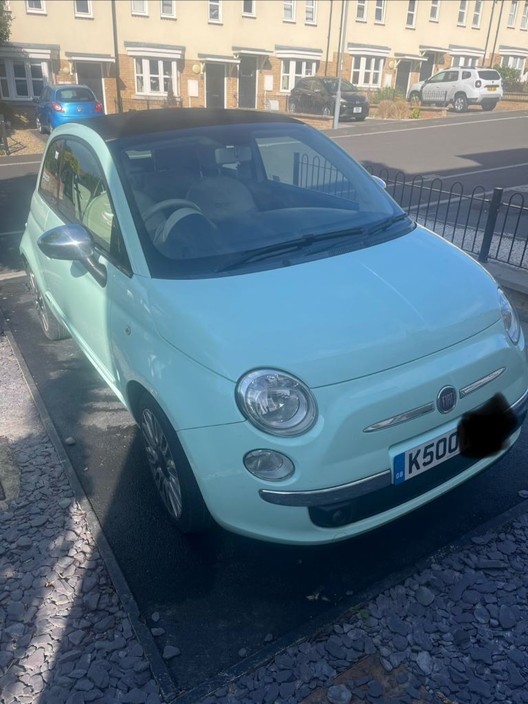 Fiat, 500, Convertible, 2015, Manual, 875 (cc), 3 doors