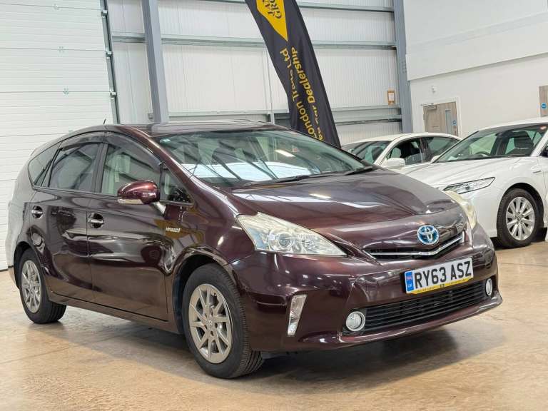 2014 Toyota 7 Seat Prius Toyota Prius Alpha Hybrid Petrol Blackish Red  2014 7