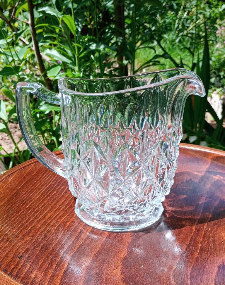 Vintage Pressed Glass Jug