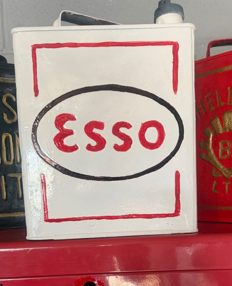 Esso petrol can