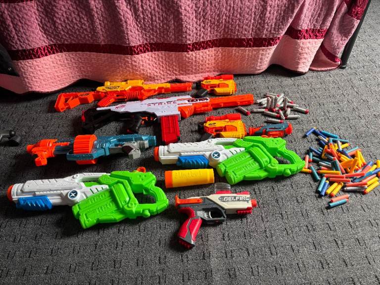 Selection Of NERF Guns 