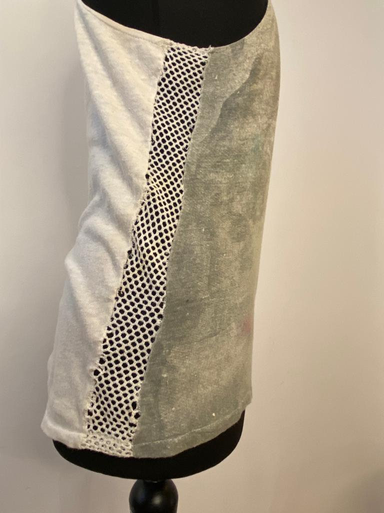 Rare and collectable KITSCH of London 1980s Rock n Roll Hearts Tank Top